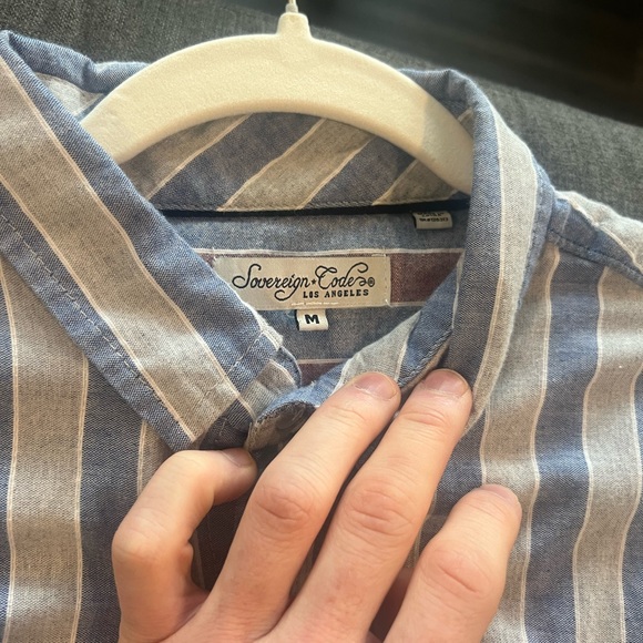 Sovereign Code Button Down Stripe - Picture 2 of 5